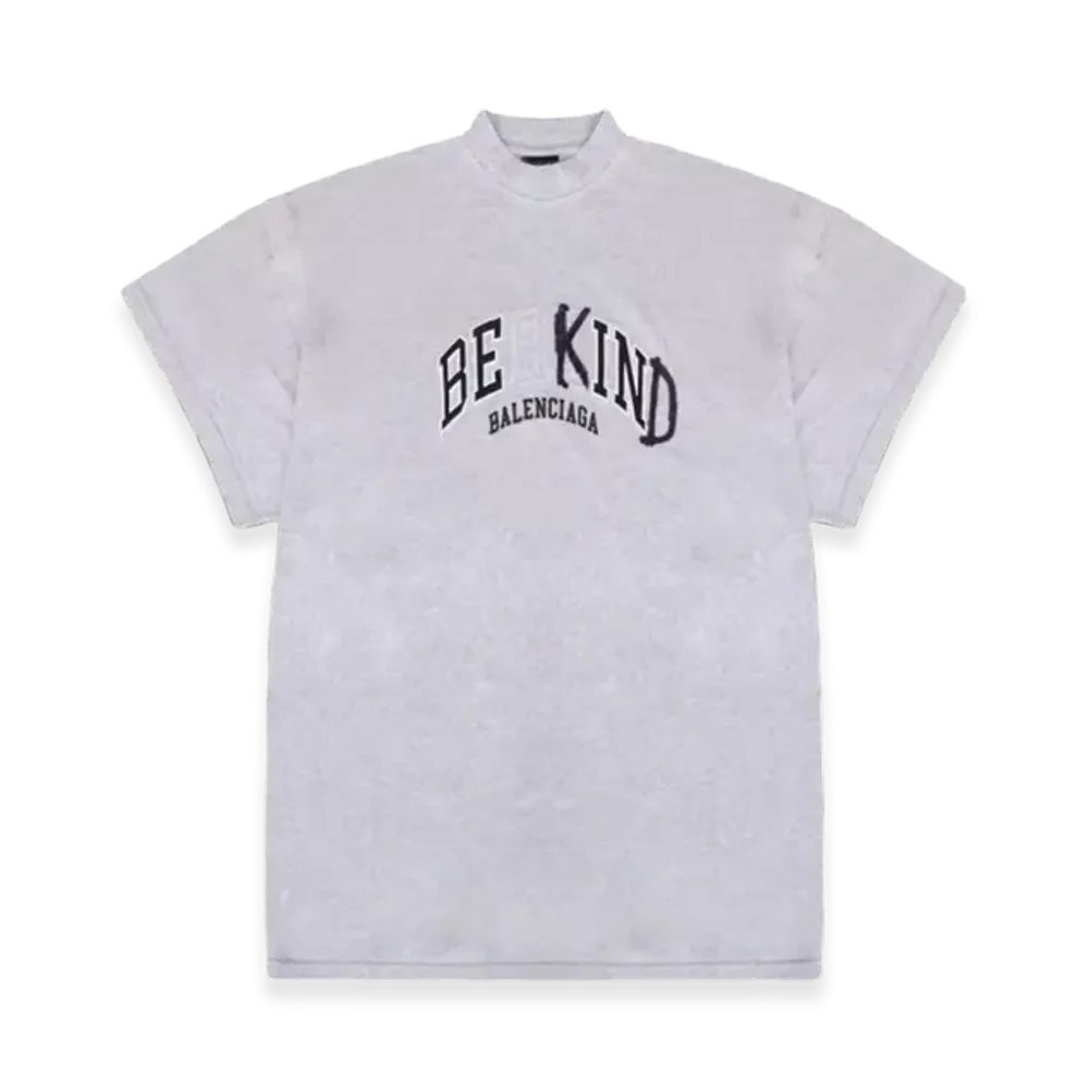 BALENCIAGA Be Kind Crewneck T-Shirt "Grey"