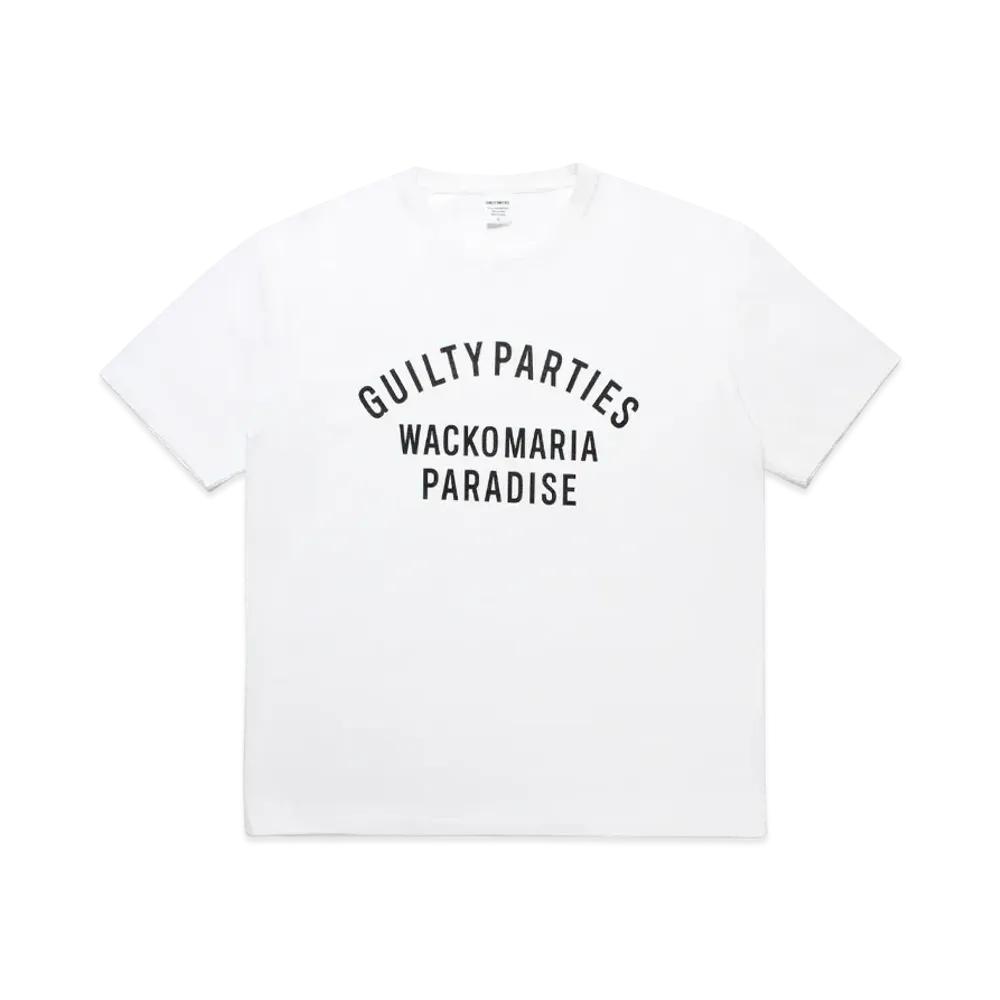 WACKO MARIA Washed Heavy Weight T-Shirt "White"