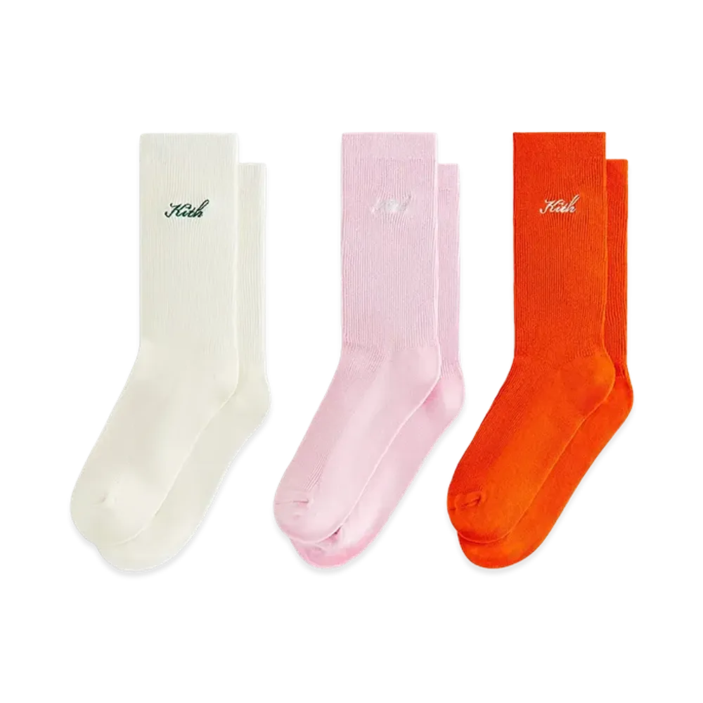 Kith Women's 3-Pack Lightweight Modal Socks "Multi"