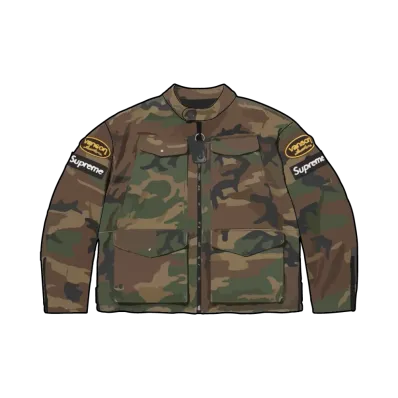 Supreme x Vanson Leathers Cordura Jacket "Woodland Camo"