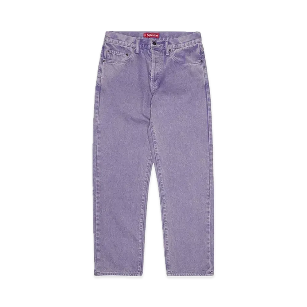 シュプリーム レギュラー ジーンズ "ラベンダー"(24SS)