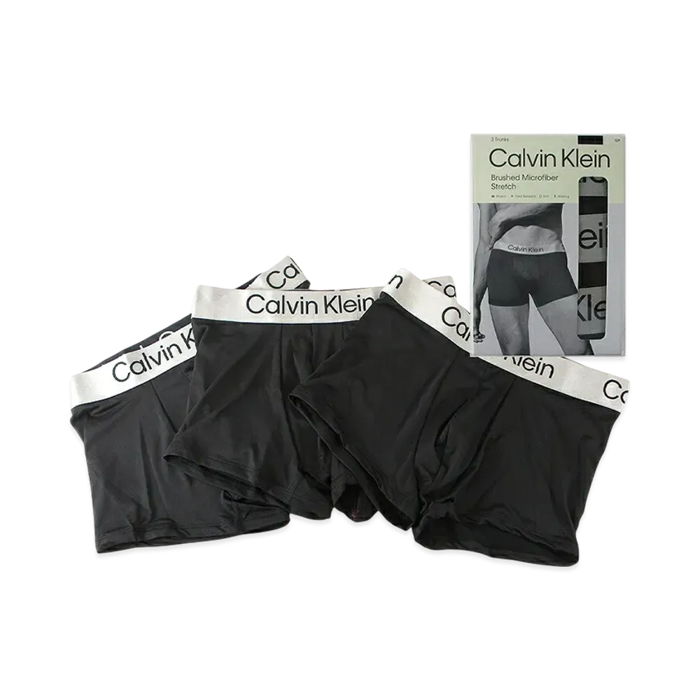 Calvin Klein 3Piece Stretch Boxer Briefs "Black"