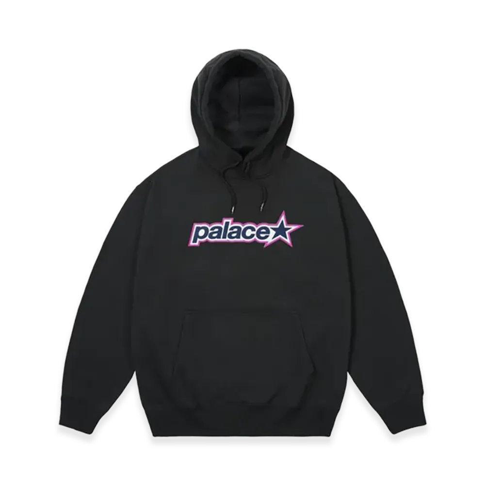 PALACE P Star Hood "Black"