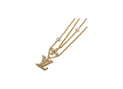 Louis Vuitton Necklace Lady LV Necklace "Gold"