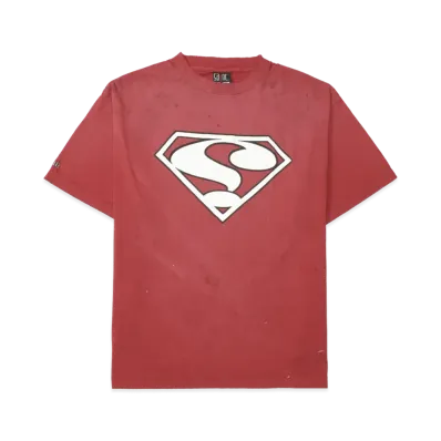 SAINT Mxxxxxx SS Tee ? Question mark "Burgundy"