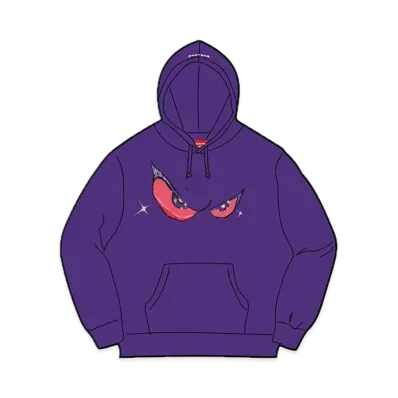 Supreme Eyes Hooded Sweatshirt "Purple"
