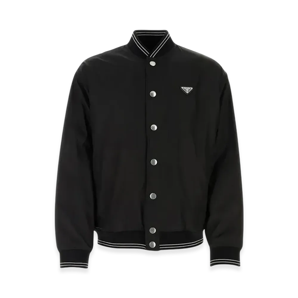 PRADA Re-Nylon Bomber Jacket "Black"