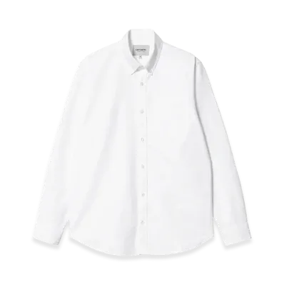 Carhartt WIP L/S C-Logo Shirt "White/White"