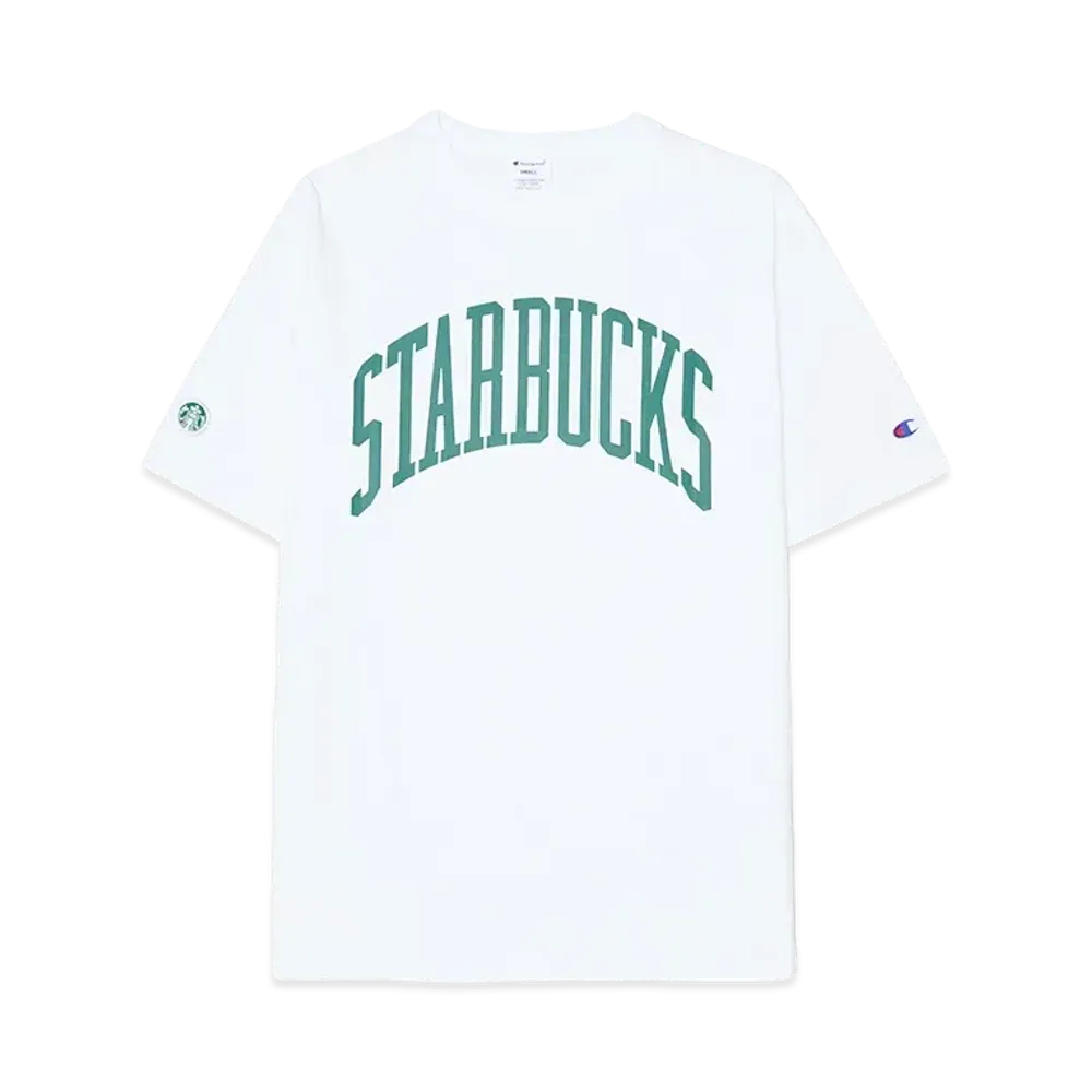 STARBUCKS x BEAMS x Champion Heavyweight T-shirt "White" C8-Z354