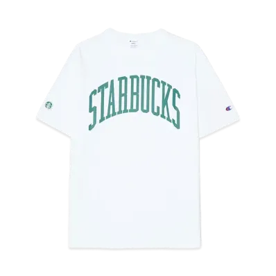 STARBUCKS x BEAMS x Champion Heavyweight T-shirt "White" C8-Z354