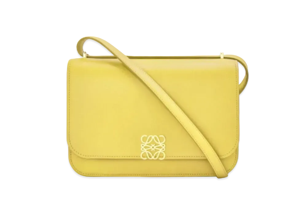 LOEWE Goya Bag In Silk Calfskin "Yellow"