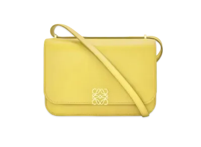 LOEWE Goya Bag In Silk Calfskin "Yellow"