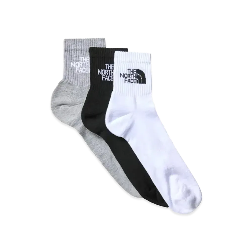 The North Face 3 Sock 3P "Grey Multi Short"