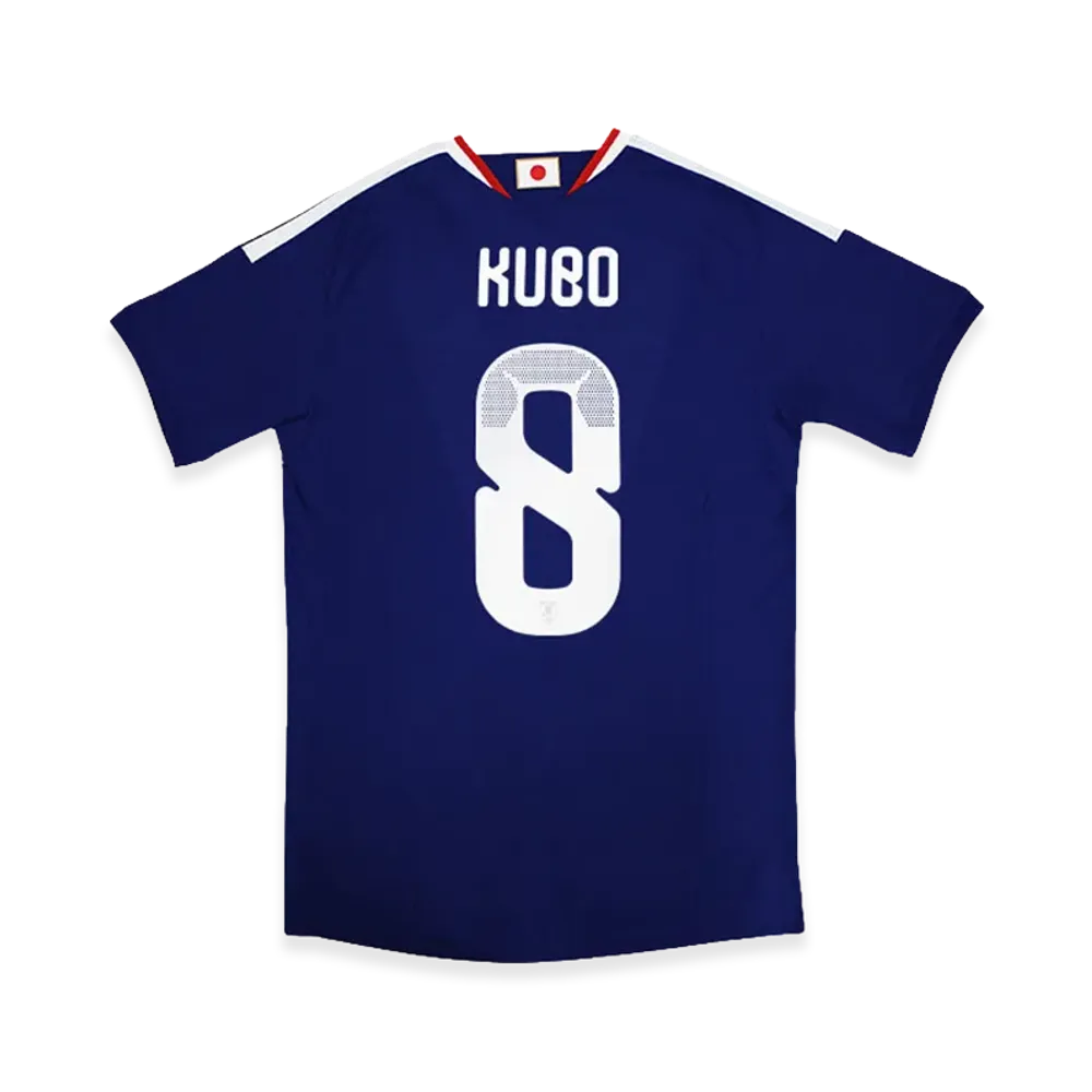 adidas Soccer Japan 2026 Home Authentic Jersey #8 Takefusa Kubo "Japan Blue/Ash Blue"