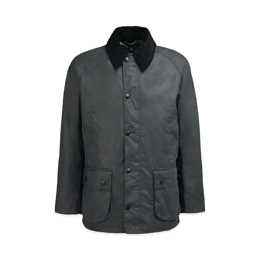 Barbour Ashby Wax Cotton Blouson "Gray"