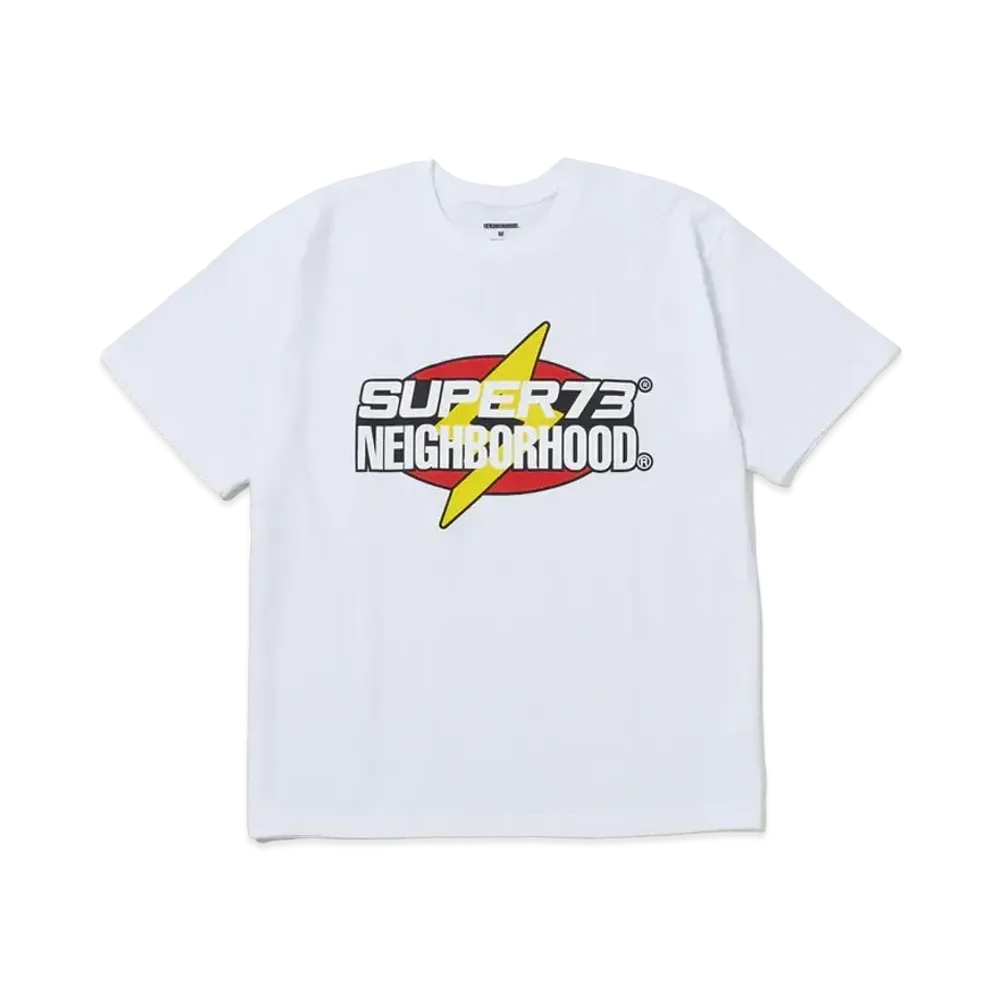 NEIGHBORHOOD x SUPER73 . Tee SS "White"