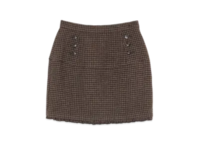 ANDMARY Women's Blair Mini Skirt "Brown"