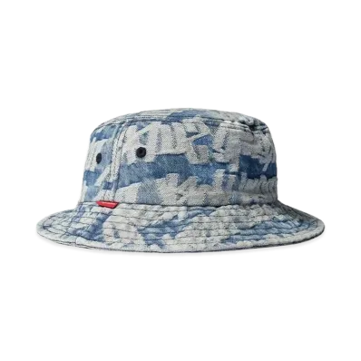 Supreme Fat Tip Jacquard Denim Crusher "Blue"