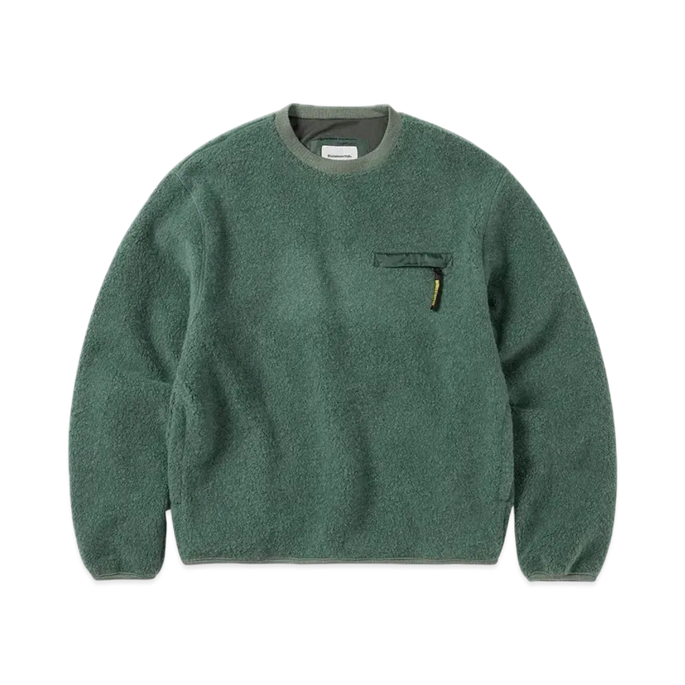 thisisneverthat Gore-Tex Windstopper Wool Fleece Crewneck "Teal"