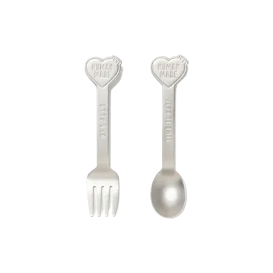 HUMAN MADE Heart Spoon & Fork Set "Silver"