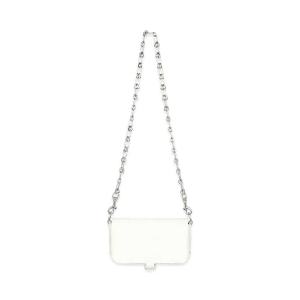 BALENCIAGA Bondage Wallet With Chain "White"