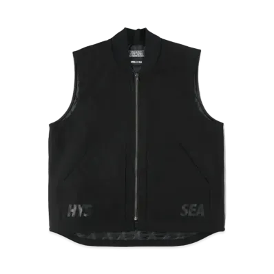 WIND AND SEA x HYSTERIC GLAMOUR Vest "Black"