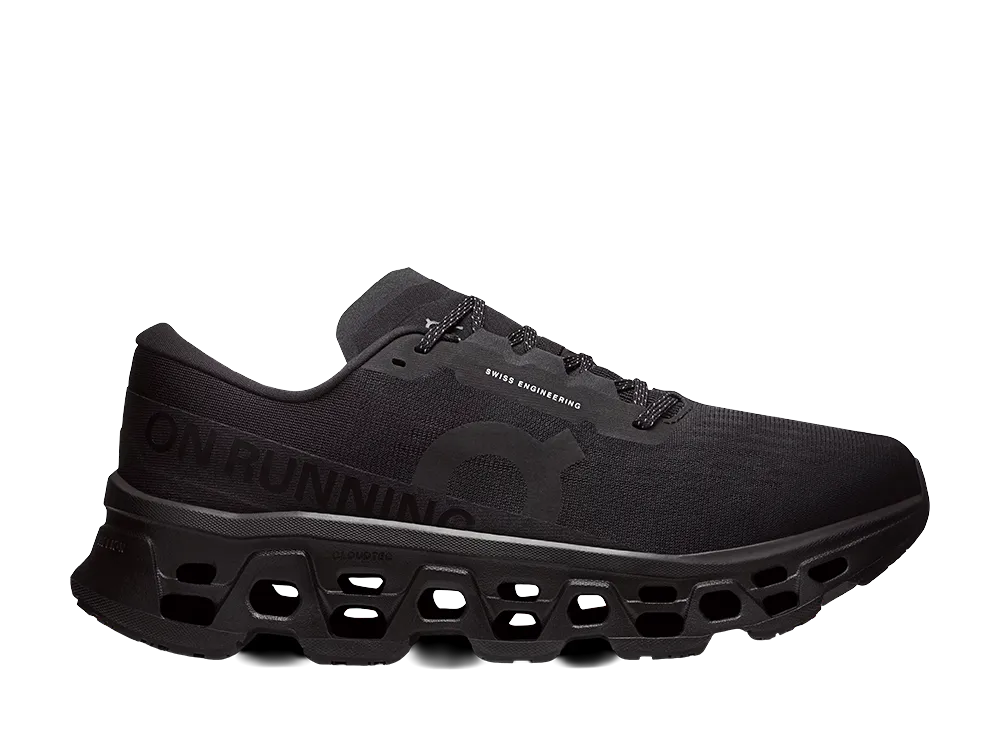 On Cloudmonster 3 "Black"