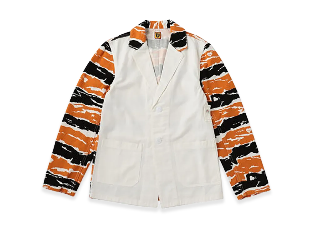 HUMAN MADE Cotton 2B Casual Jacket "White/Orange"