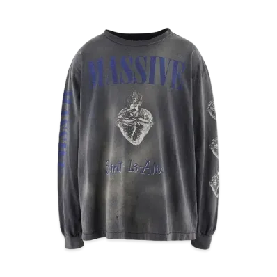 SAINT Mxxxxxx 23AW Massive LS Tee "Black"