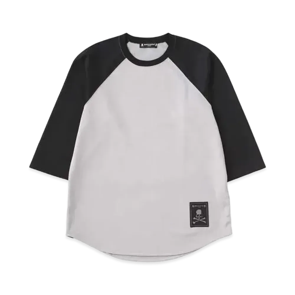 mastermind JAPAN Baseball Tee "Black Gray"