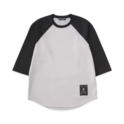 mastermind JAPAN Baseball Tee "Black Gray"