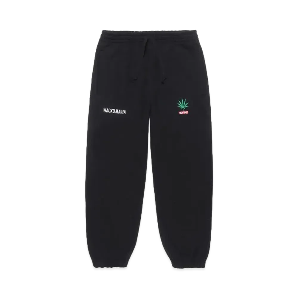 WACKO MARIA x High Times / Heavy Weight Sweat Pants "Black"