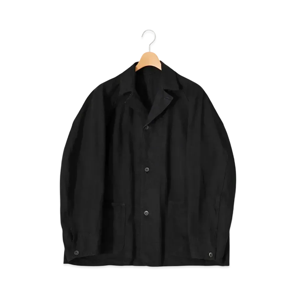 COMOLI Denim Work Jacket "Black"