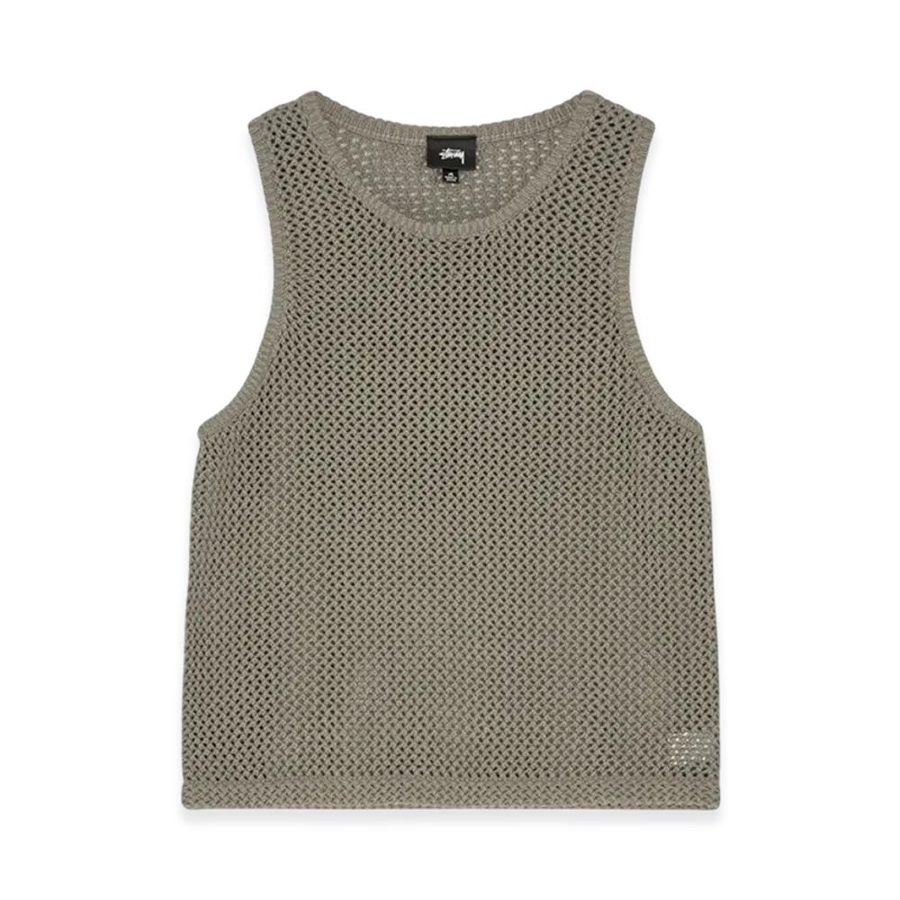 Stussy O'Dyed Mesh Tank Tie Dye "Olive"