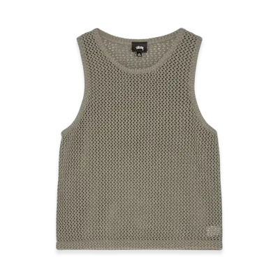 Stussy O'Dyed Mesh Tank Tie Dye "Olive"