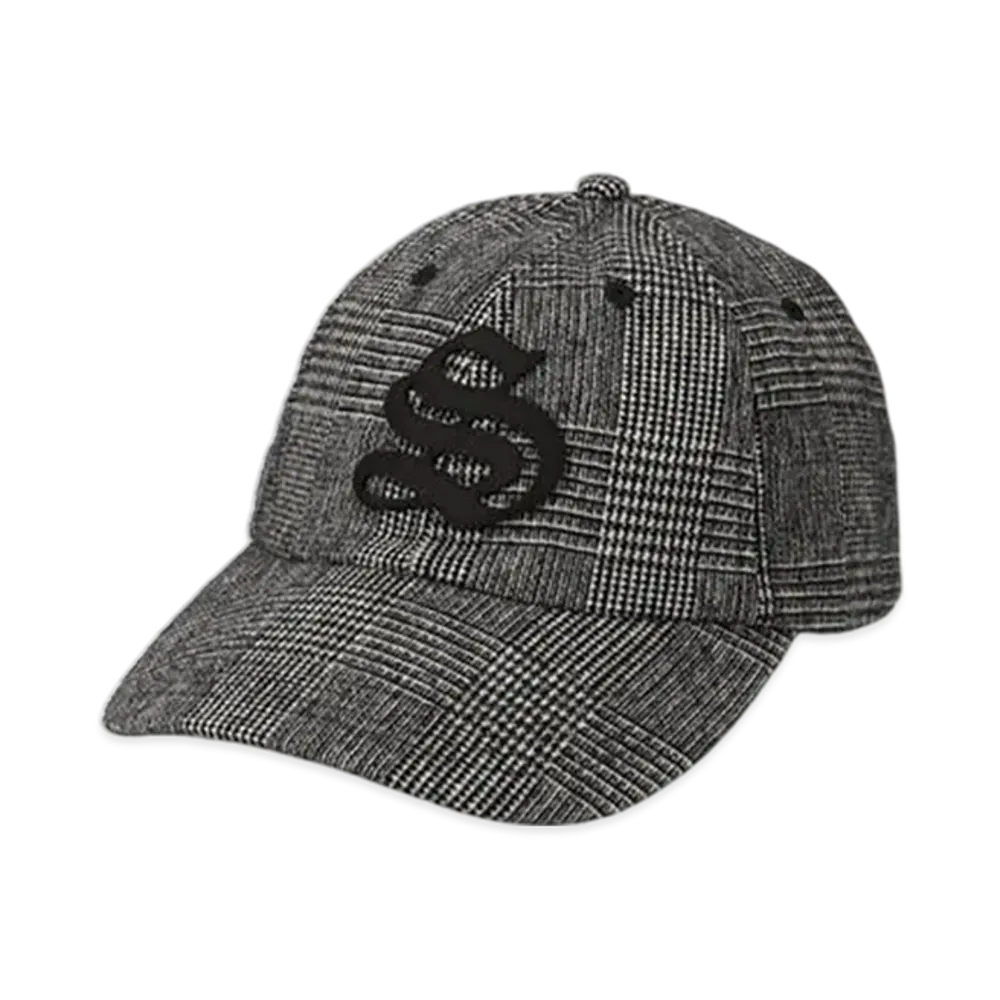 WIND AND SEA Patch Melton Cap "Gray Plaid"