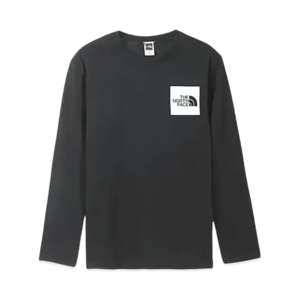 The North Face L/S Fine Tee "TNF Black/TNF White"
