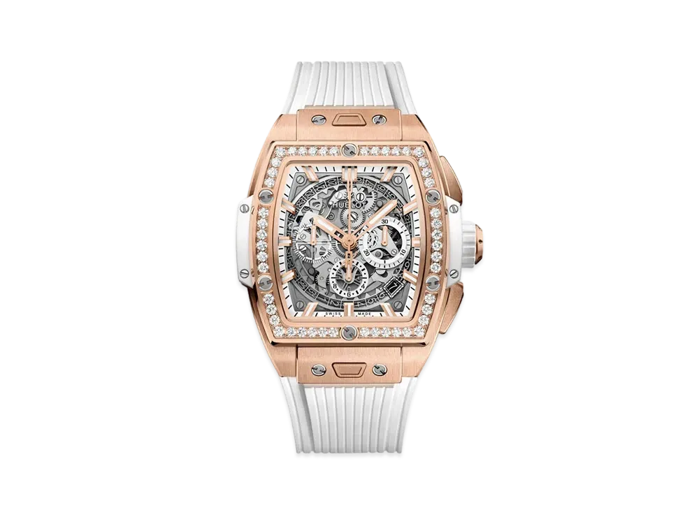 HUBLOT Spirit of Big Bang King Gold White Diamonds 42mm