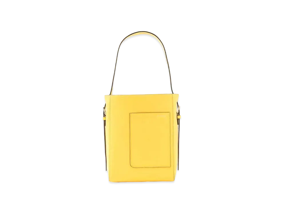 Valextra Bucket Bag Small "Yellow"