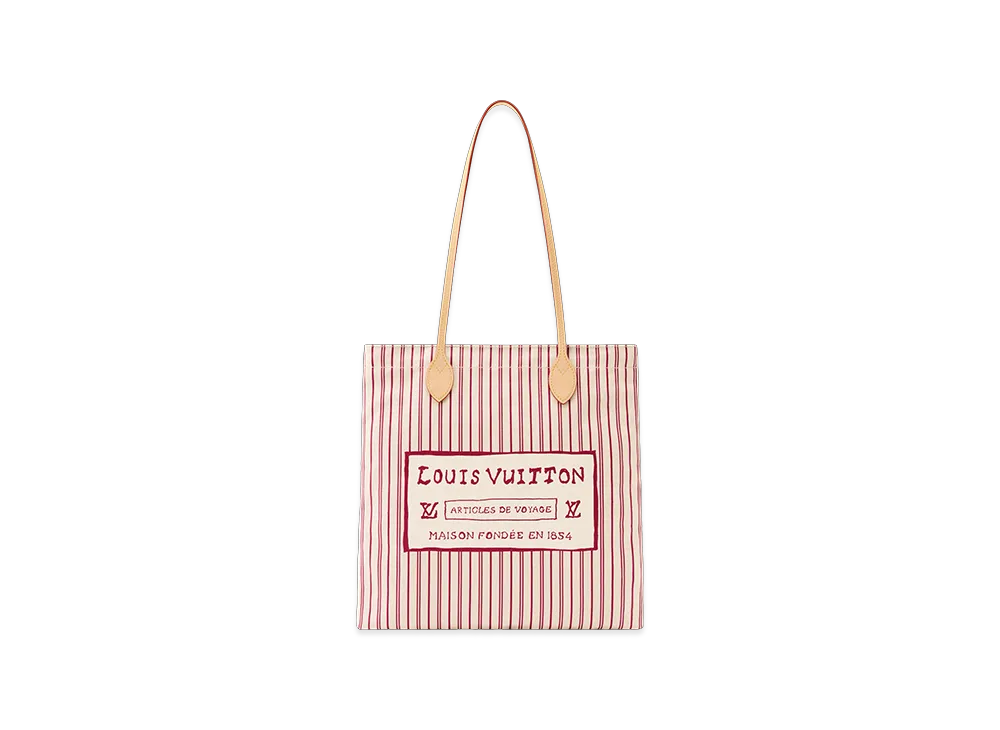 Louis Vuitton Carry It Tote Bag "Beige/Plum"