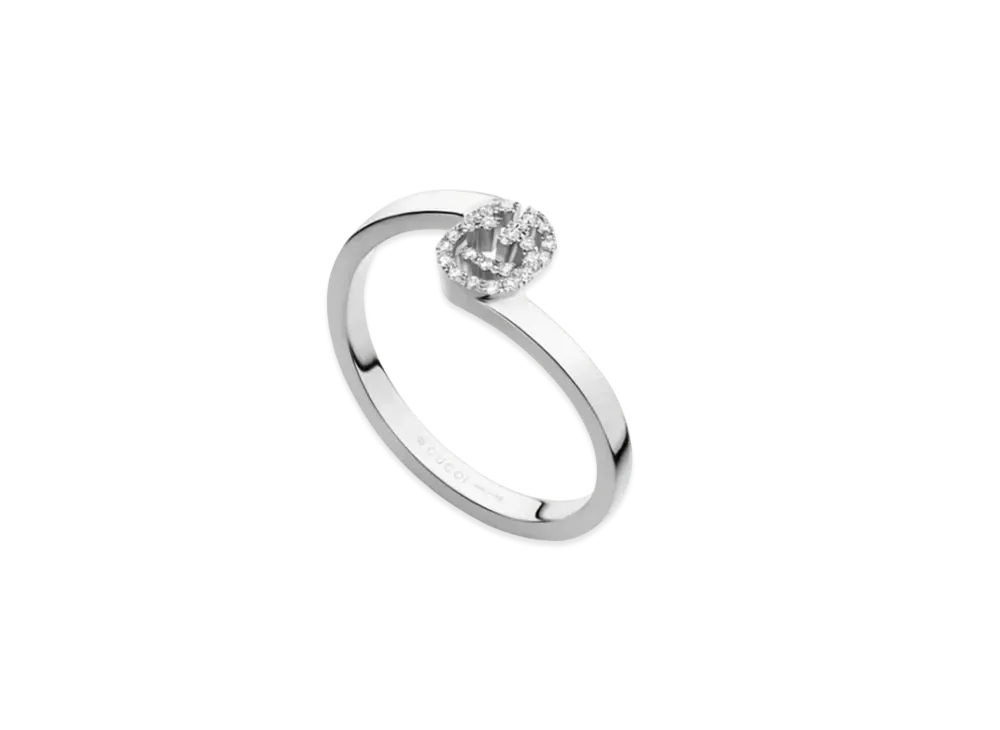 GUCCI Platinum GG Ring