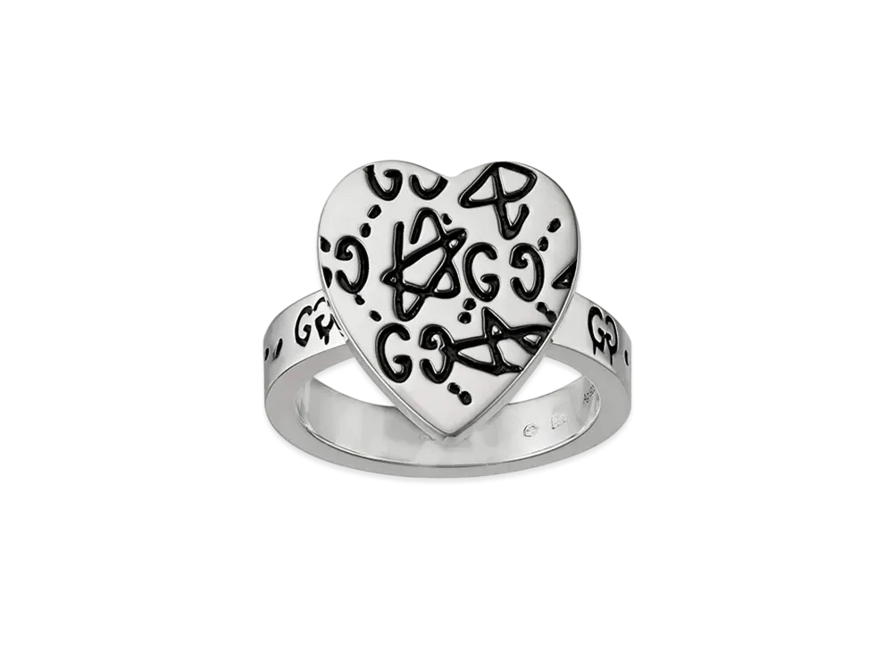 GUCCI Ghost Silver Ring "Silver"
