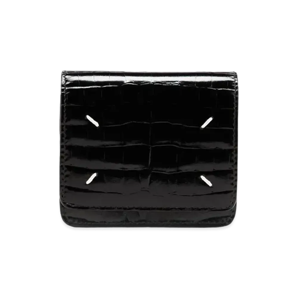 Maison Margiela Small Leather Chain Wallet "Black"