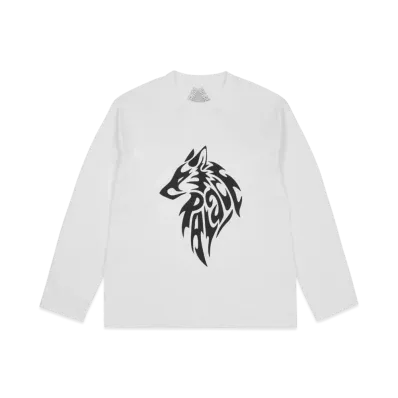 PALACE Sketchy Lone Wolf Longsleeve "White"