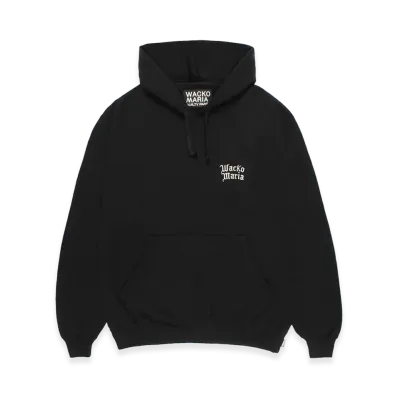 WACKO MARIA Heavy Weight Hooded Sweat Shirt "Black"