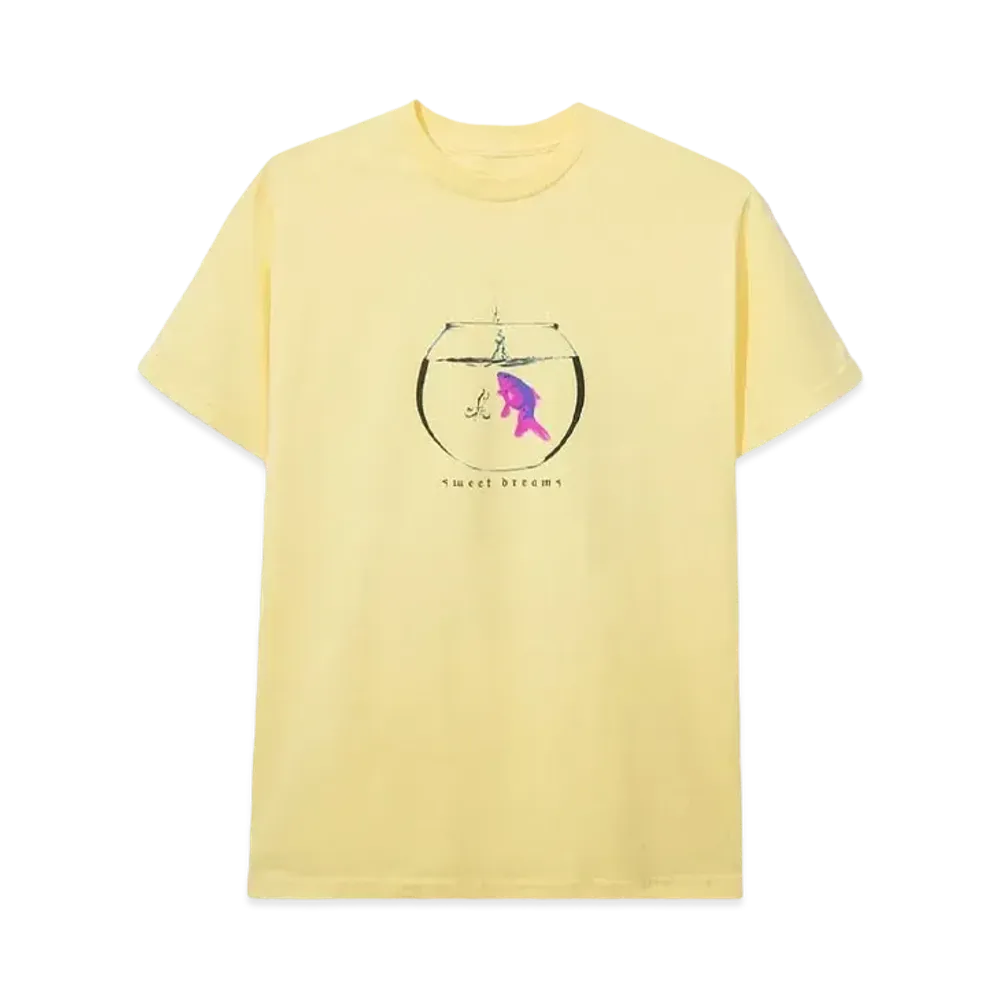 ANTI SOCIAL SOCIAL CLUB Glitter Tee "Yellow" (SS20)