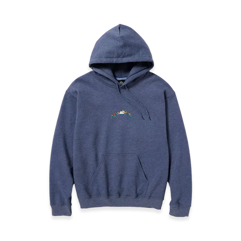 ALWAYTH Multi-colored embroidery Hoodie "Heather Blue"