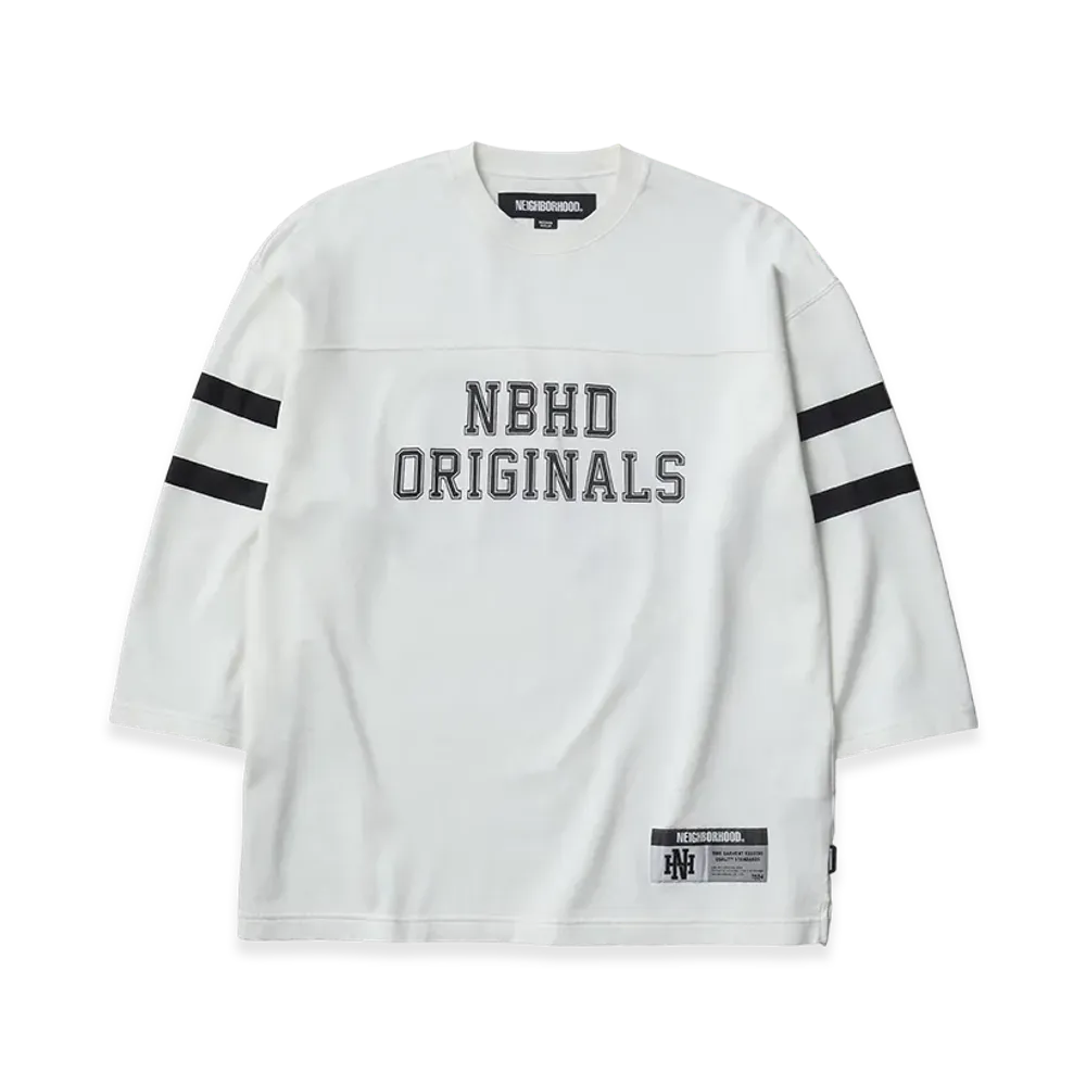 NEIGHBORHOOD Football Shirt LS "White"