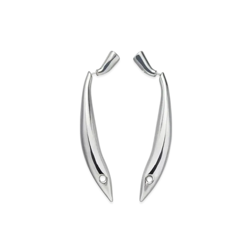 Bottega Veneta Sardine Earrings "Silver"