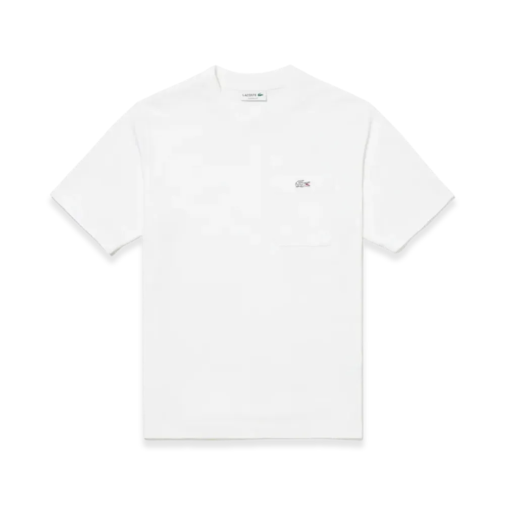 LACOSTE Pocket S/S Tee "White"